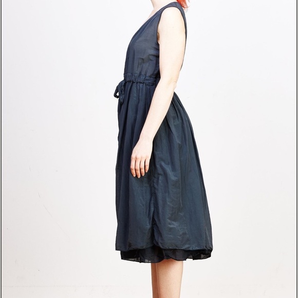 CP Shades Cotton Silk Gray Sleeveless Julia Midi Dress Size Small - Picture 2 of 15